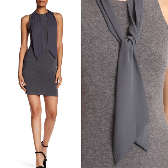 NWT Alice + Olivia Neck Tie Mini Dress - Picture 4 of 4